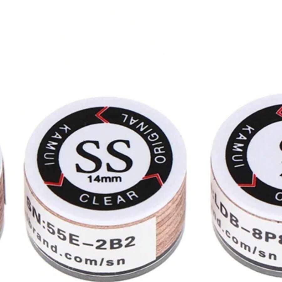 Punta de taco de billar 14mm SS/S//H punta de billar puntas de taco de billar puntas de palo de taco de billar accesorios de billar GAMH - 14 mmM - Ver 1