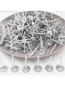 100 piezas de mechas de vela sin humo con núcleo puro para hacer velas DIY, suministros para fiestas, decoración de habitaciones, regalos de cumpleaños y graduación, kits de fabricación de velas con mechas previamente enceradas de bajo humo para adultos que hacen velas de cera de soja y cera de abeja para Halloween, otoño, festivales, vacaciones, invierno, decoración de habitaciones y regalos.