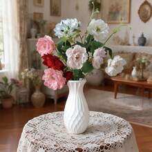 1/3 支仿真花丝质牡丹玫瑰单枝仿真花仿真牡丹花束花束假花散装餐桌中心装饰婚礼农舍家居 - 多色 - 查看 5