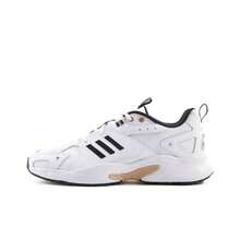 Adidas 男女新款運動鞋舒適百搭透氣休閒跑步鞋 - 白色 - 查看 6