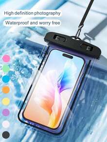 1/3 Packs - Waterproof Phone Pouch, Waterproof Cell Phone Dry Bag, Compatible For IPhone 15/14/13 Pro Max Plus Cellphone Up To 7.0'' Large Waterproof Phone Case
