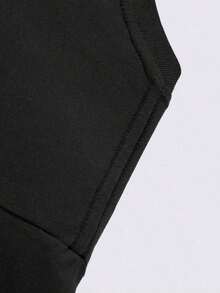 2026 Disney Mickey Mouse Family Vacation Themed Casual And Simple Short-Sleeved Crew Neck T-Shirt And Shorts Set For Baby Boys And Girls, Perfect For Summer Wear. - màu đen - Xem 3