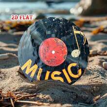 1pc 8x8in Metal Time Decorative Wall Plaque Vintage Music Theme Round Metal Wall Decor, Suitable For Home, Garage, Cafe - 1pc Retro Speaker & Music Iron Sign, Outdoor Decoration, 2D Flat, Perfect For Room Decor, Pre-Drilled Holes, Style And Size As Shown In The Image. Bar Decoration, Gift Ideas, Vintage Signage, Metal Poster, Decorative Painting, Fun Vintage Decorative Plaque, Restaurant Decoration, Cafe Decoration, Garage Decoration, Home Decoration, Outdoor Wall, Wall Art Decoration Suitable For Dormitories, Bedrooms And Home Decoration, Fun Gift, Vintage Signage, Minimalist Monstera Leaf Wall Decor For Living Room, Bedroom & Office | Wall Decor, 2D Wall Art, Minimalist, Home Decor, Wall Sculpture, Black Metal. - Nhiều màu - Xem 2