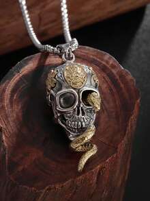 1件复古朋克圣母玛利亚吊坠项链，独特设计，男女情侣款，护身符饰品，日常佩戴及节日礼物 - 聖母瑪利亞吊墜 - 查看 11