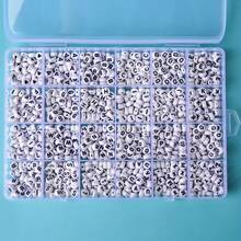 1200pcs Acrylic Letter Beads Set, Suitable For DIY Jewelry Making, Friendship Bracelet Kit, 26 Styles - Multicolor - View 9