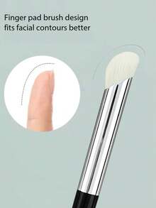 1支遮瑕刷，迷你斜角歌舞伎化妆刷，适用于眼下、鼻部轮廓，可用于遮瑕、晕染、定妆、粉底液和散粉。 - 彩色 - 查看 6