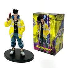 1 Peça Figura de Ação do Anime Cyberpunk Edgerunner de 17,5 cm/6,89 pol., Boneca Jogável David, Modelo Colecionável de PVC da Super Hacker Lucy Shooter Rebeca, Decoração de Quarto, Presente de Aniversário - Multicolorido - Visão 10