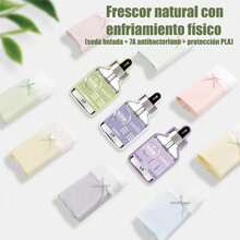 Pack de 7 calzoncillos de uso diario para mujer: sin costuras, invisibles, transpirables, cómodos y suaves, ropa interior de belleza, con esencia de ácido hialurónico, hidratantes, superelásticos, aptos para 40-90 kg. - Multicolor - Ver 3