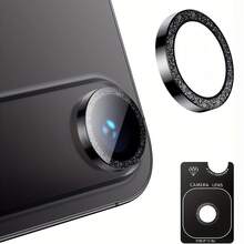 1個適用於Apple 17/ / 17 Air/ 17 Pro/Pro Max 後置亮面鏡頭保護貼，鏡頭保護膜，顏色：亮黑色/亮銀色/亮藍色/亮紫色/亮金色/亮粉色/亮多彩，安裝簡單，設備保護，時尚設計，完美貼合 - 彩色 - 查看 12