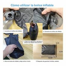Orthopedic Comfort Leg Rest Pillow With Pump - Black - View 8