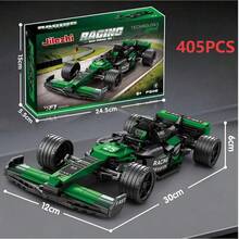 405pcs F1 Formula Racing Car Building Blocks Set, Adult Assembling Model Toy, Holiday/Birthday Gift - Multicolor - View 2