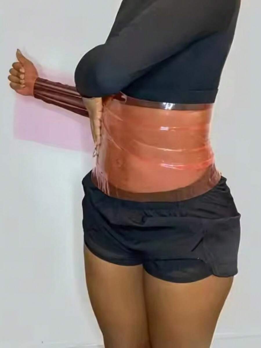 Faja reductora de sauna - Banda de sudoración abdominal reutilizable para dar forma a la cintura - Multicolor - Ver 1