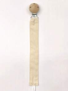 1pc Personalized Embroidered Pacifier Clip, Collar Clip, Choker Accessory, Custom Embroidered Soft Fabric Pacifier Clip Chain, Wooden Pacifier Clip With Handkerchief, Anti-Lost Clip, Collar Clip, Handmade Embroidered Name/Letter, Fashionable,Trinkets, Custom Name - Multicolor - View 16