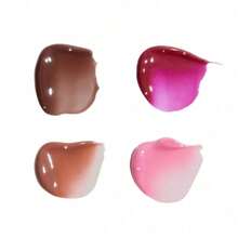 4 Pcs Peptide Lip Tint, Sheer Color And Hydrating Finish Clear Lip Oil, Long Lasting Hydrating Lip Gloss Tinted Lip Balm Non-Sticky Revitalizing, Transparent Lip Care Oil For Dry Lip, 3 Fl Oz,10ml - A - 查看 2