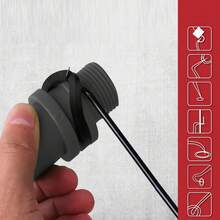 Juego de ganchos y selección de precisión de 10/4 Uds., sello de aceite para automóvil/junta de sellado de juntaórica, ganchos de precisión, extractor profesional DKYP - Rojo 10 piezas - Ver 5