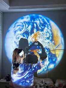 L Creative Novelty Planet Projection Lamp, USB Plug And Play, Suitable For Bedroom, Living Room, Party, Photo Atmosphere Night Light, Projection Lamp, Adjustable Direction - Projector Lamp - View 4