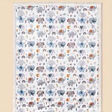 Newborn Printed Double-Layer Thick Sheepskin Baby Quilt Blanket Cartoon Children's Blanket Infant Stroller Cover Blanket Nap Blanket - Multicolor - View 7