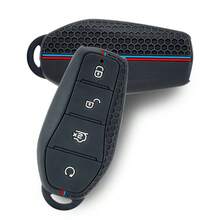 Silicone Car Remote Key Case Remote Key FOB Shell For BYD Atto 3 EV Dolphin Song PRO Max Tang DM Yuan Dolphin E2 Qin PLUS - black - View 5