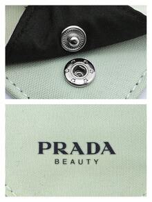 Prada 1pc Brand Classic Triangle Mirror, Women's Makeup Mirror, Portable PU Leather, Women's Makeup Mirror, Daily Use Student Dormitory Desktop Standing Makeup Mirror - Elegant Design Holiday Gift,Mirror Small