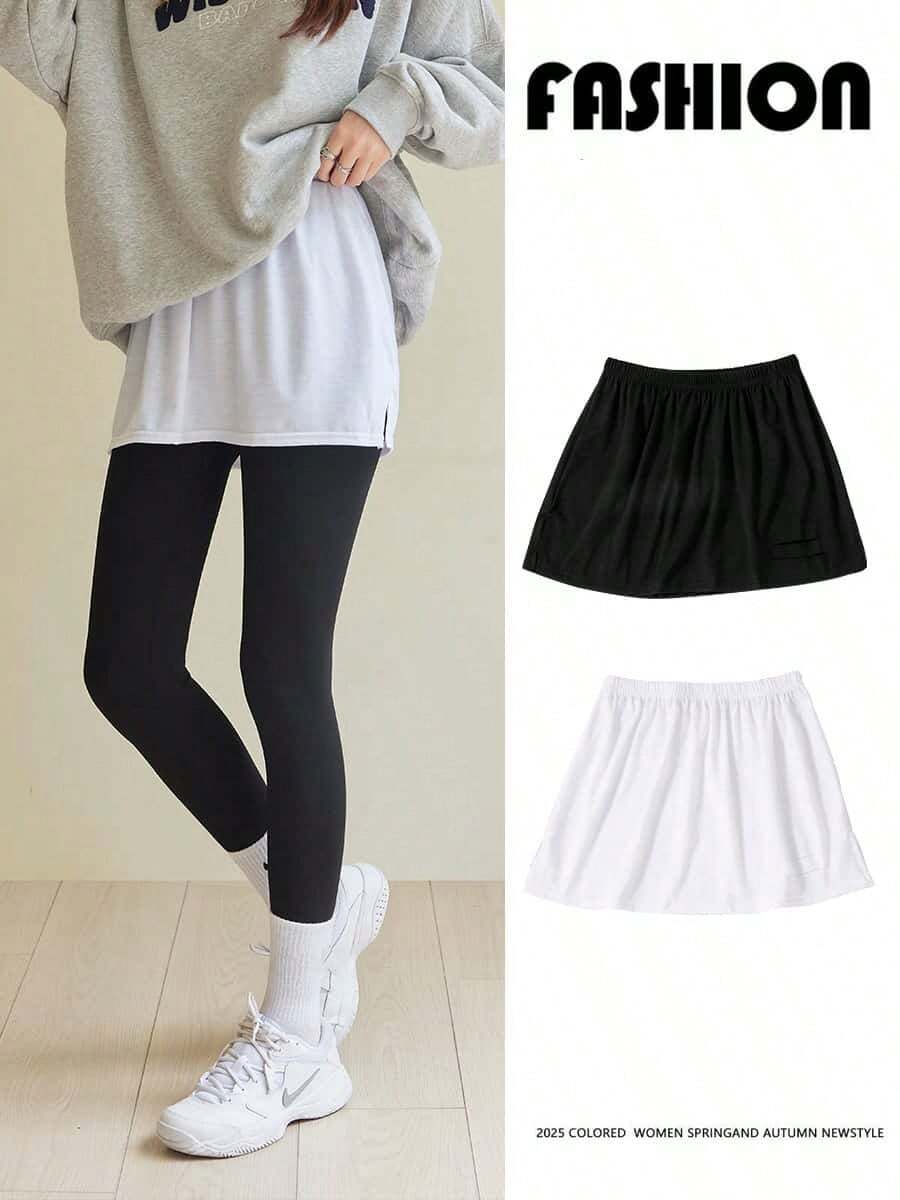 1件装弹性腰围延长器，女士衬衫延长器，可调节多层假裙摆延长器 - 黑色 - 查看 1