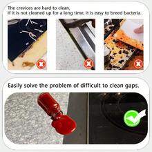 2 Pack Flexible Kitchen Stove Covers, Silicone Gap Fillers Between Counter And Stovetop, Washer, Oven, Dryer, Easy To Wipe,  Silicone Material (Gray, 21in) - 灰色,21英寸 - 查看 9