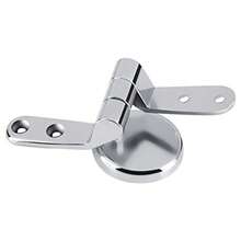 Bisagines de ento de inodoro ento de inodoro Bisagra de repuesto Aleacion de entos de ento inodoro Conunto de ote con 2 tuercas 8 tornillos de acero inoxidable y 2 varillas de tornillo galvanizado - Plateado - Ver 8