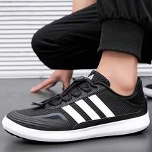 Adidas Nya låga vadarskor för män och kvinnor, sportskor för vardagsbruk - Svart och Vitt - Visa 2