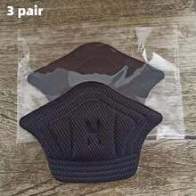 3Pairs Sneaker Heel Protectors, Anti-Wear Shoe Inserts, Heel Grip Pads, Adjustable Size, Trimmable, Thickened And Enlarged, Shoe Size Reducer, Self-Adhesive Half-Size Inserts | Silicone Heel Grip Pads, Sneaker Half-Size Insoles, Thickened Heel Pads, Anti-Chafing Foot Protectors, Trimmable Gel Pads, Shoe Size Adjusters, Suitable For Running Shoes, Basketball Shoes, Student Sports Shoes, And Commuting Shoes, Non-Slip, Self-Adhesive Heel Grips, Shoe Size Reducing Pads, Blister Prevention, Thickened Cushioning, Anti-Slip Design, Fitness Essential, Multi-Pair Pack - 彩色 - 查看 8