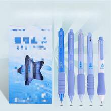 5pcs Neutral Ballpoint Pens, Suitable As Back To School Gifts For Classmates And Friends - Multicolor - View 5