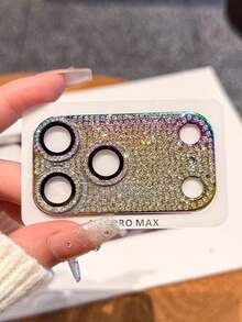 17Pro Max 镶钻镜头膜 全覆盖保护，奢华女神风，多色可选，适用于 17Pro，日常、办公、居家使用皆可。防水防震防摔防刮花。 - 彩色 - 查看 12