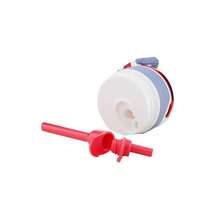 Contigo 400毫升儿童吸管杯，智能零食水瓶，防漏防震，适合幼儿园和婴儿，红色 - 紅色 - 查看 4