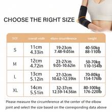 1pc Compression Elbow Sleeve, Elbow Support Brace For Basketball, Tennis And Sports Fitness Exercises - Black - View 10