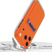 1pc Minimalist White Phone Case With Card Slot & Wallet, Lightweight, Scratch-Resistant, Slip-Proof Protection Shell For Samsung Galaxy S26 Ultra/S26 Plus/S26/S26 Edge/S25 Ultra/S25 Plus/S25/S25 Edge/S25 FE/S24 Ultra/S24 Plus/S24/S23 Ultra/S23 Plus/S23/A56/A36/A26/A55/A35/A25/A15/A24/A34/A14/A16/A06 And Apple 17 Pro/17 Pro Max/17/16 Pro/16 Pro Max/16 Plus/16/16E/SE4/15 Pro/15 Pro Max/15 Plus/15/14 Pro/14 Pro Max/14 Plus/14 And Redmi - White - View 7