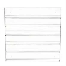 SHIOUCY Clear Nail Polish Storage Rack, 6-Tier Nail Polish Display Rack, Acrylic Wall Mounted Nail Polish Display Rack - 無色 - 查看 4