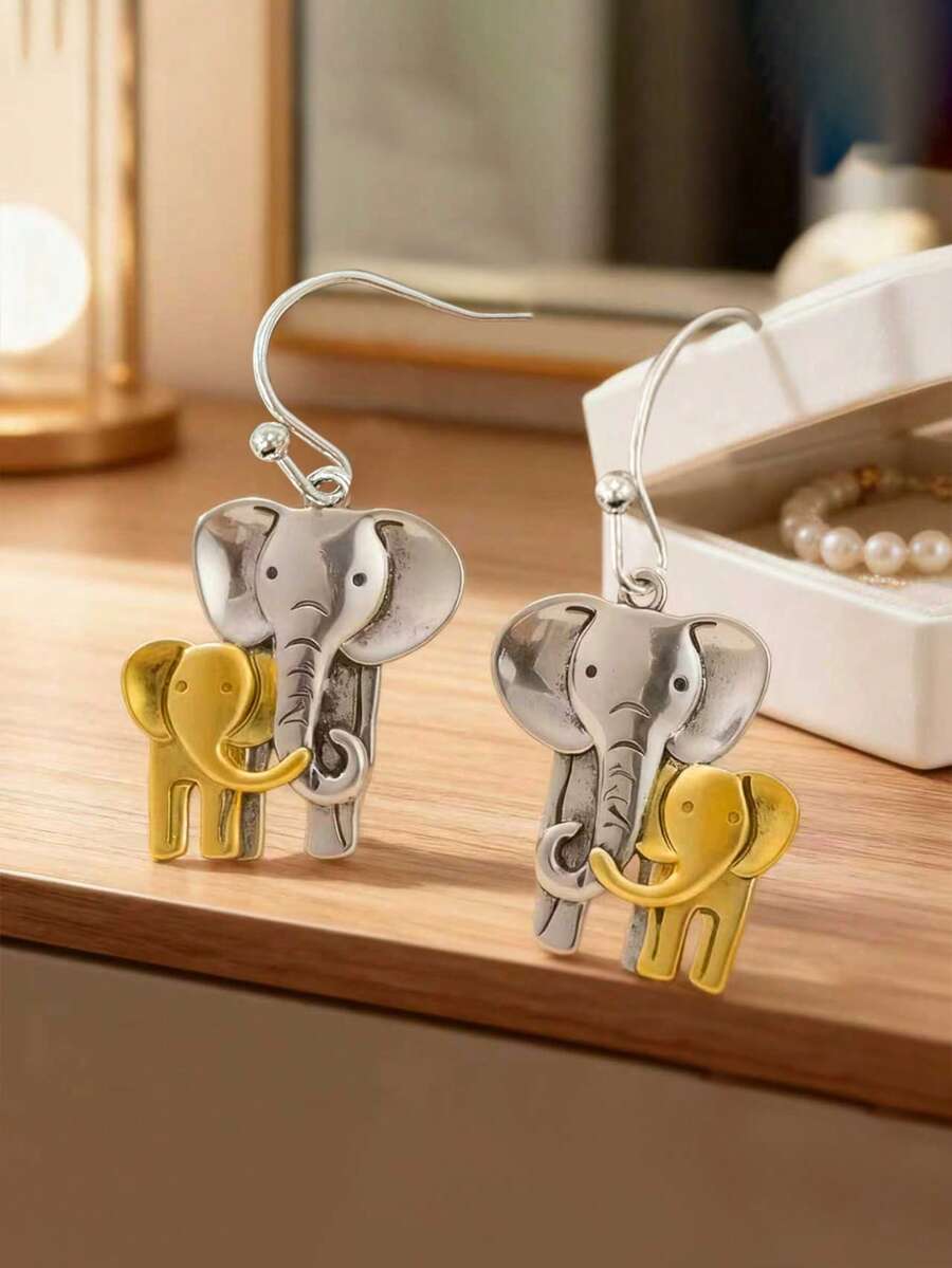 1 par de pendientes colgantes lindos para adolescentes, para decoración diaria, para fiesta, joyería, regalo de cumpleaños - 1# - Ver 1