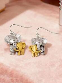1 par de pendientes colgantes lindos para adolescentes, para decoración diaria, para fiesta, joyería, regalo de cumpleaños - 1# - Ver 3