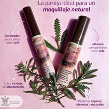 KIT DE 3 PIEZAS PROSA CAFE, RIMEL PARA ALARGAMIENTO DE PESTAÑA RIMEL PARA VOLUMEN Y DELINEADOR DE OJOS - Marrón - Ver 2