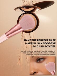 36PCS Makeup Tools Set Including:15PCS Makeup Brush Set+1pc Multi-Functional Zipper Toiletry And Cosmetic Bag Waterproof+4PCS Makeup Sponges+4PCS Mini Makeup Sponges+4PCS Triangle Powder Puffs+4PCS Mini Air Cushion Powder Puffs+1pc Hairband+2PCS Hand Bowl Strap+1pc Facial Cleansing Sponges - Pink - View 4