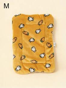 1pc Rabbit Carrot Mat, Hamster Pet Cute Cartoon Graphic Pads Rabbit Cage Stakes Pad Thickened Foot Liner For Hamster Mouse Knight Rat Big Hamster Small Pet Animal Supplies, Rabbit Supplies, Guinea Pig Stuff, Guinea Pig, Bunny Stuff, Hamster Dtuff, Bunny Bed, Dog Dtuff, Valentine's Day - Multicolor - View 11