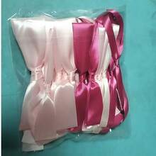 12pcs Different Size Satin Ribbon Bows, Suitable For Wall Decor, Decorative Bows, Party Supplies, Gift Wrapping, Wedding Decor, DIY Accessories, Birthday Decor, Party Backdrop, Gift Decoration, Hair Clips And Headbands, Valentine's Day Decor - Pink - View 8