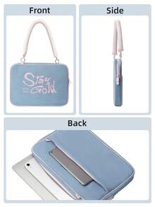 DANYCASE Laptop Handbag Bag For Macbook Pro Case For Laptop HP 13.3 14 15 15.6 Inch Protable Shoulder Messenger Bag - Baby Blue - View 6