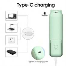 Mini Portable USB Rechargeable Fan, Foldable Handheld Desk Quiet Electric Fan, Suitable For Office, Home, Outdoor, Perfect Summer Gift For Husband Or Wife - Multicolor - View 5