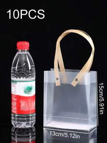 30/20/10个装透明PVC礼品袋，生日派对礼品包装手提袋，纪念品包装袋 - 彩色 - 查看 12