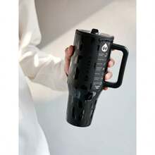 HydroJug32oz Is Lightweight And Portable, While 40oz Challenges The Limits Of Hydration. The Brand-New 2026 Stainless Steel Vacuum Cup Adopts Tritan To Lock In Temperature. With Its Coffee Lattice Design, It's Suitable For Sports, Drinking Water, Ice Cubes, Coffee, Milk Tea, And Other Beverages - Nhiều màu - Xem 14