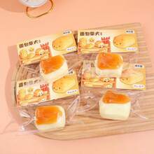 1pc 2026 New Butter Bread Shiba Inu Squeeze Toy, Realistic Food Toy, Stress Relief, Cute Animal, Birthday/Holiday/Couple/Christmas Gift, Gamer Couples Delicate Present, Squeeze Toy, Pressure Relief Essential - Multicolor - View 8