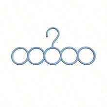 1pc 5-Hole Scarf Rack - Versatile Multi-Purpose Plastic Tie And Scarf Hanger, Ideal Space-Saving Wardrobe Organizer, Measuring 12.79 Inches By 6.1 Inches, Perfect For Gender Reveal Parties, Birthdays, Weddings, And Seasonal Celebrations, A Thoughtful Gift For Colleagues, Friends, And Family, Perfect For Back To School And Holiday Season Organization, Enhance Your Closet With This Stylish And Functional Accessory, Perfect For Keeping Your Scarves And Ties Neat And Accessible, Elevate Your Gift-Giving Game This Festive Season With A Practical And Chic Solution For Every Occasion. - 彩色 - 查看 15