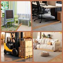 1 Roll 78.74 Inch Wood Grain Self-Adhesive Floor Cable Protector Trim, PVC Floor Cable Concealer, Anti-Slip Trim Protector For Home And Office, Available In 39.37/78.74 Inch Sizes - Protective Case - View 8