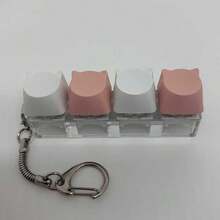 创意手指减压玩具，个性化键帽减压玩具，钥匙扣挂件，爱好，收藏，派对用品，键盘帽，键盘开关测试器，新颖解压玩具 - 彩色 - 查看 14