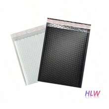 20pcs/Pack Black & White Thick Shock-Proof Waterproof Universal Logistics Packaging Bubble Bags - 10 Pieces Each Of Black and White - View 8