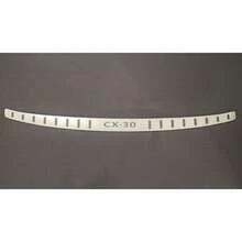 适用于CX30（2020-2026）的不锈钢后保险杠保护条，汽车配件，后备箱门槛防擦板 - A - 查看 1